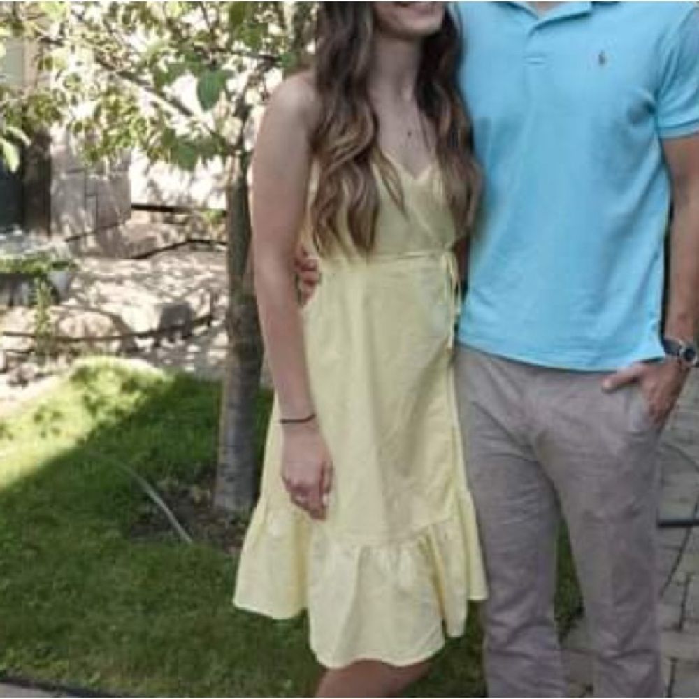 Yellow Linen Dress